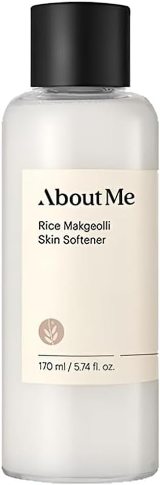 [About me] Rice Wine (Makgeolli) Skin Care set - Korean Traditional Fermented Rice Extract Vegan Moisturizing Toner+ Ceramide Cream Mask Skin Repair Comfort