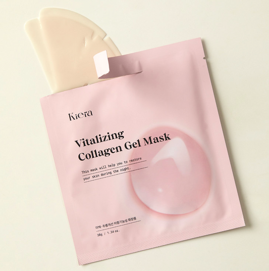 [Kiera] Vitalizing Collagen gel Mask- Minus 10yr Mask pack, Korean Skincare